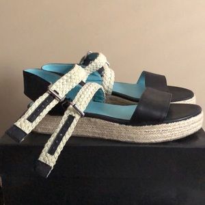 Studio Pollini Yoox Leather sandals Sz 41 Sz 10